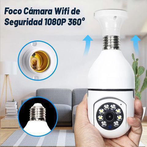ÚLTIMAS 12 UNIDADES | CAMARA DE SEGURIDAD 360° FULL HD VISION NOCTURNA + 3 Regalos