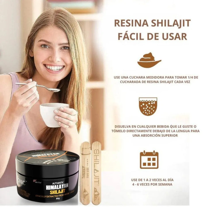 Ùltimas 12 unidades | Shilajit Original Himalaya – Oferta 2x1  + 3 Regalos