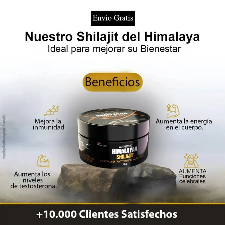 Ùltimas 12 unidades | Shilajit Original Himalaya – Oferta 2x1  + 3 Regalos